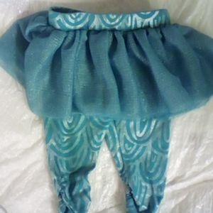 Cat and Jack baby girl leggings with skirt